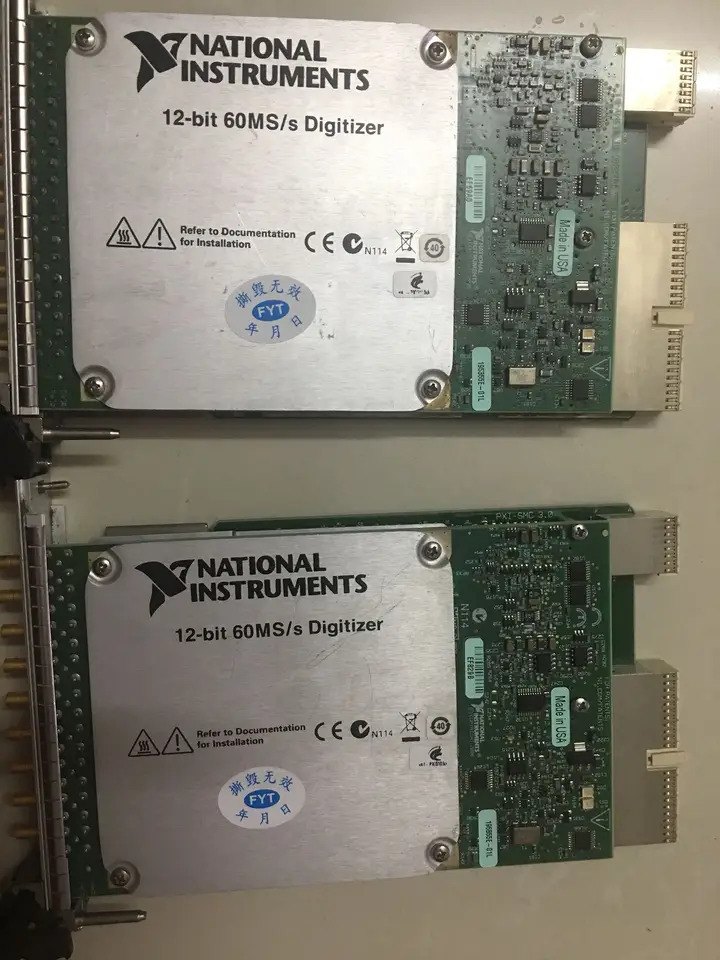 NI PXI-5105 고속 동기 데이터 수집 카드 디지타이저 8채널 60M