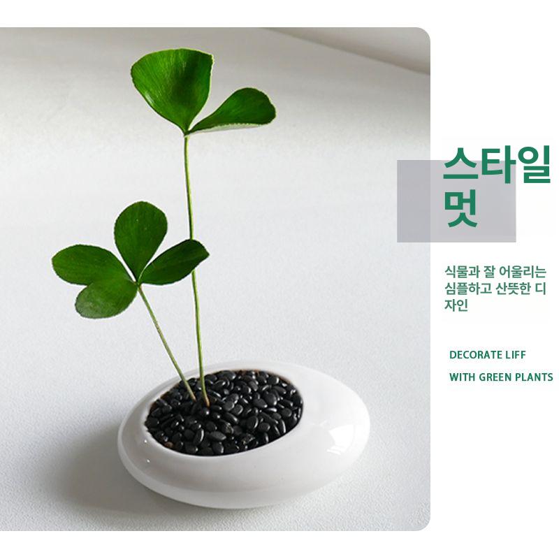 가벼운 원형플라스틱화분 플분 실내 플라스틱원형화분 분갈이화분 분재 베란다 원통 - 상세 이미지 2