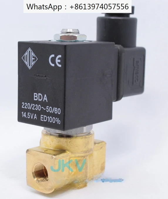 황동 와이어 버클 솔레노이드 밸브 2 개 21A3KV30 24V 110V DN6
