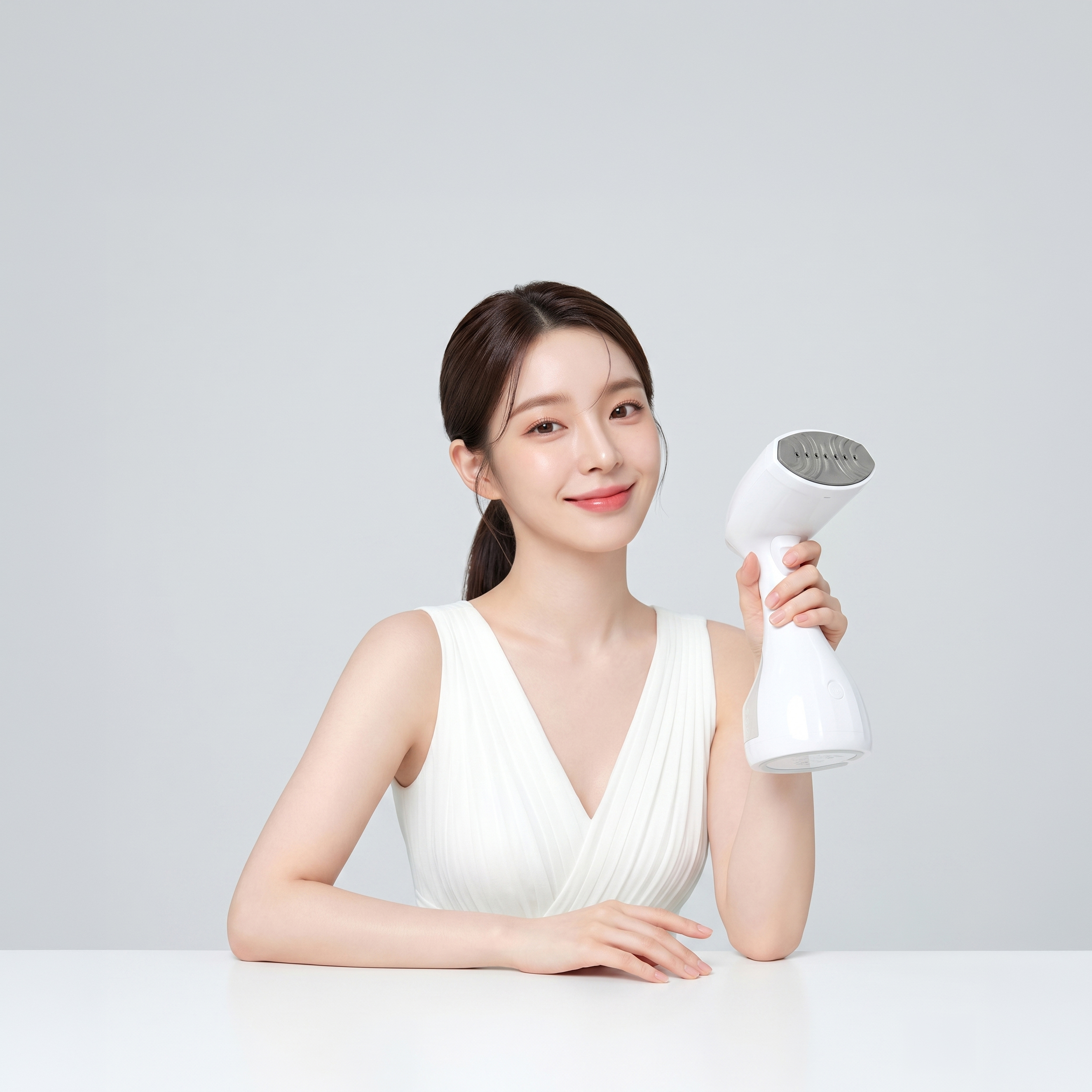 보만 살균 25초 퀵 터보 핸디형 스팀다리미 2in1 브러쉬 DB8530 화이트 상품 이미지
