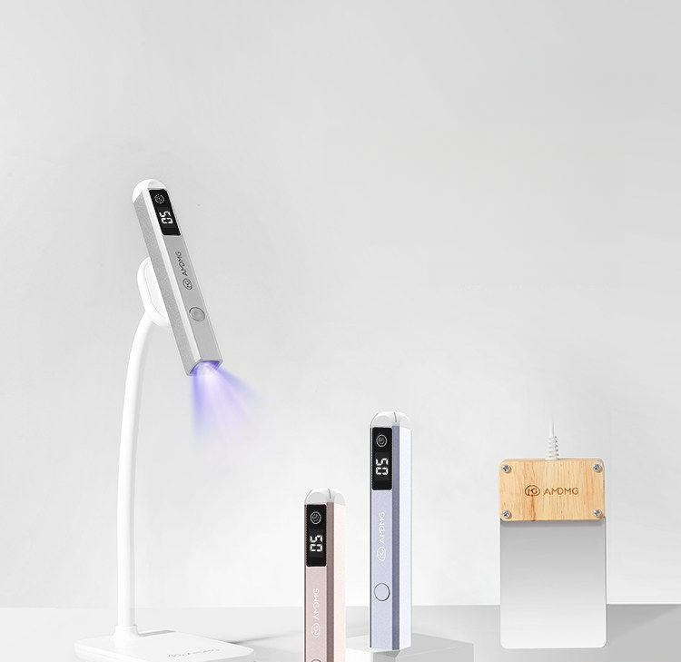 젤램프 페달 자석 거치대 풋 젤네일 3W LED 풋 페달 - 상품 이미지