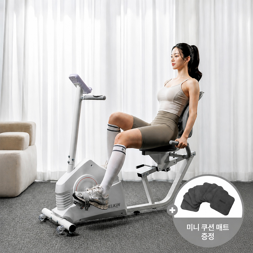멜킨 좌식 폴민 바이크 가정용 사이클 실내 헬스 자전거 머신 유산소 운동 기구 홈트 - 상품 이미지