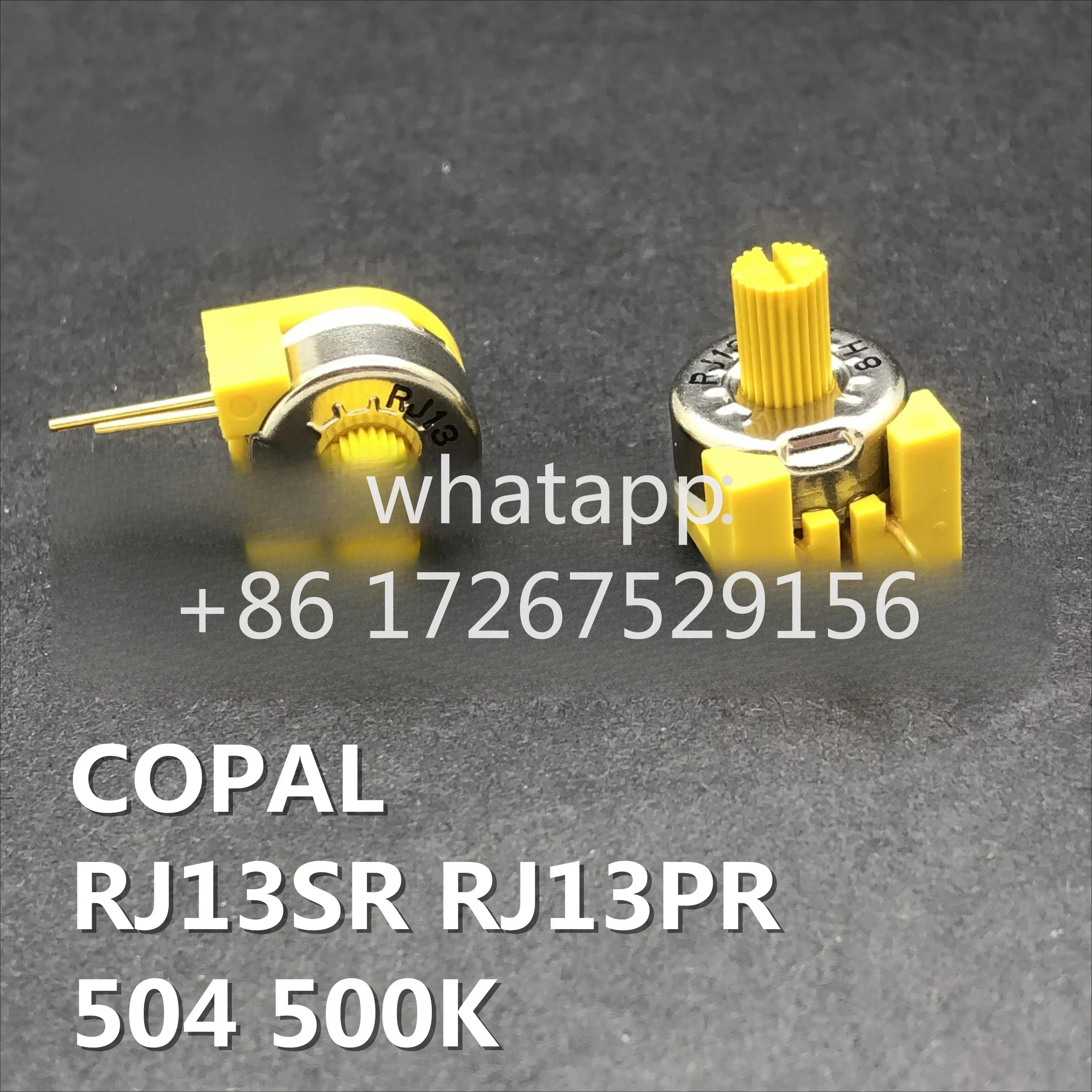 일본 COPAL 정밀 단일 전위차계 RJ13 504 RJ-13PR 500K RJ-13SR RJ13SR 스위치