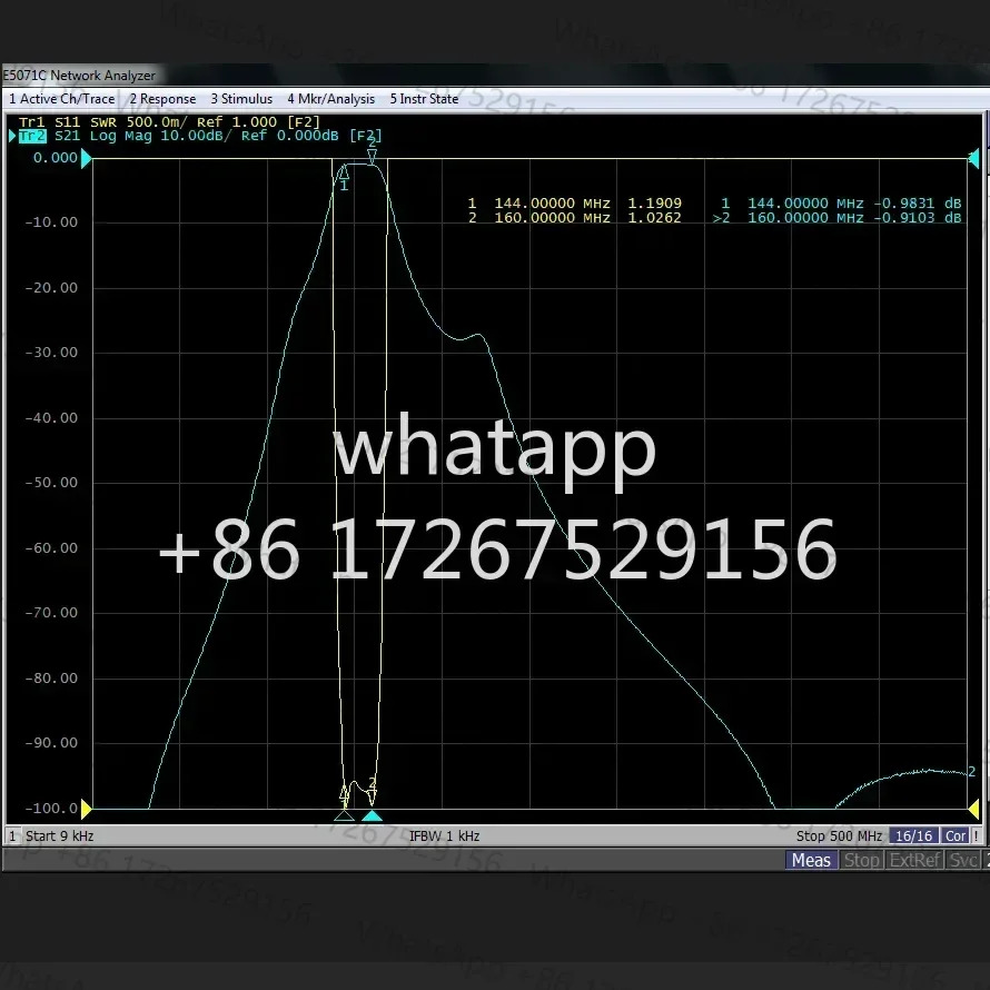 144-160MHz 대역 통과 필터 N 암 BPF 방지 수신 개선 통신 거리 증가
