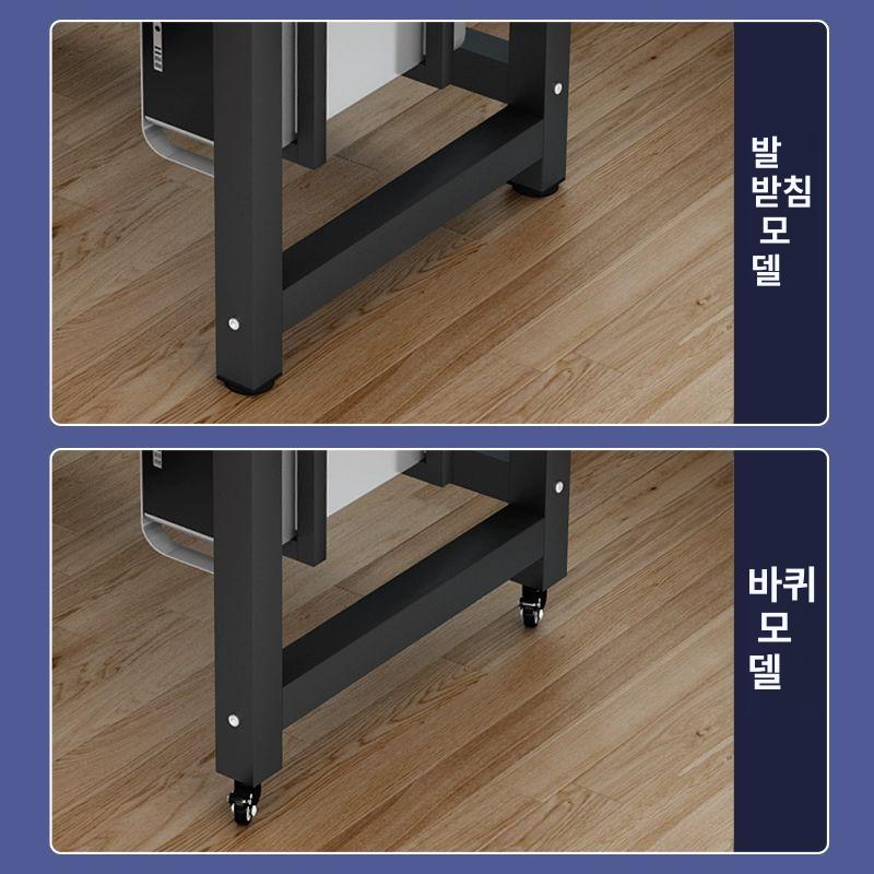 게임용 컴퓨터책상 ㄱ자 기본형 선반형 노트북 게이밍책상 데스크 거실 학생 사무용 - 상세 이미지 4