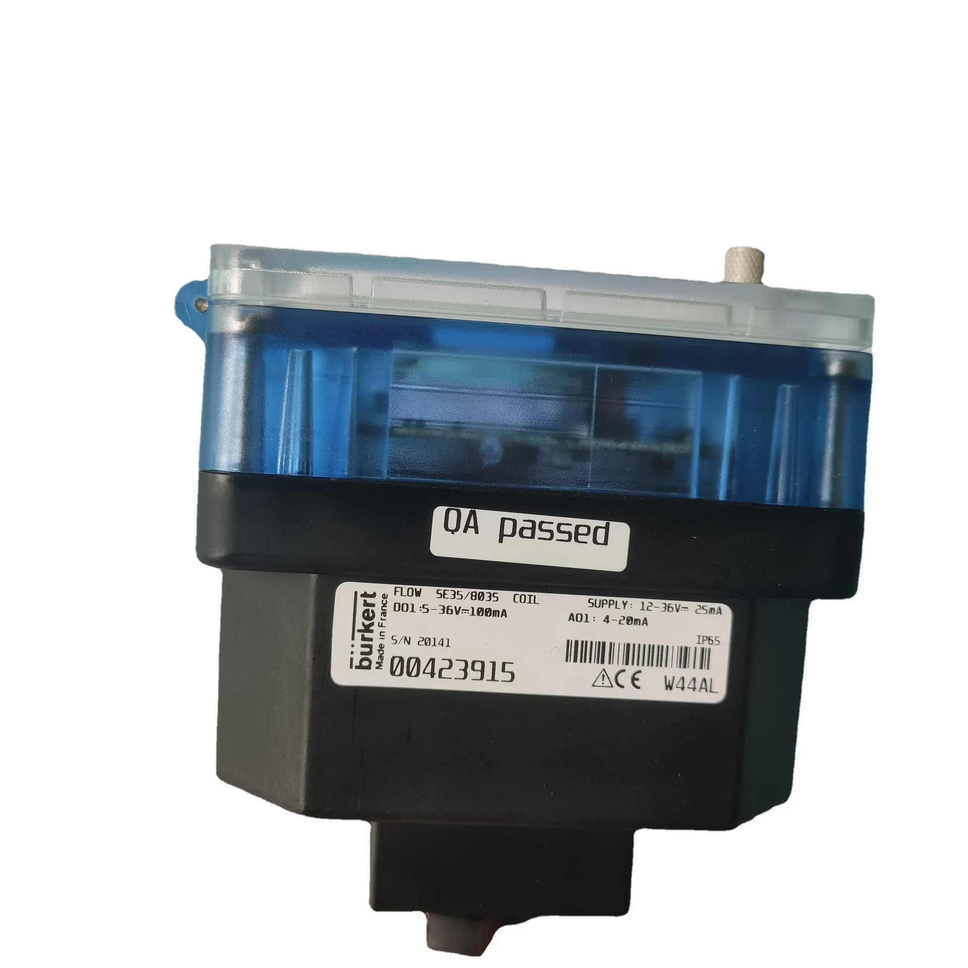 Burkert 블로워 유량계 헤드 SE35/8035 00423915