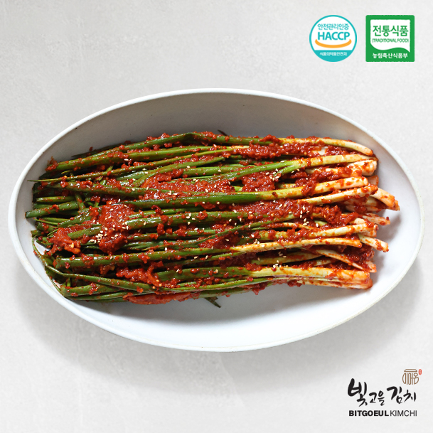 빛고을김치 파김치 3kg 당일생산 국산 전라도김치 알싸하고 매콤달콤 이어온 - 상품 이미지