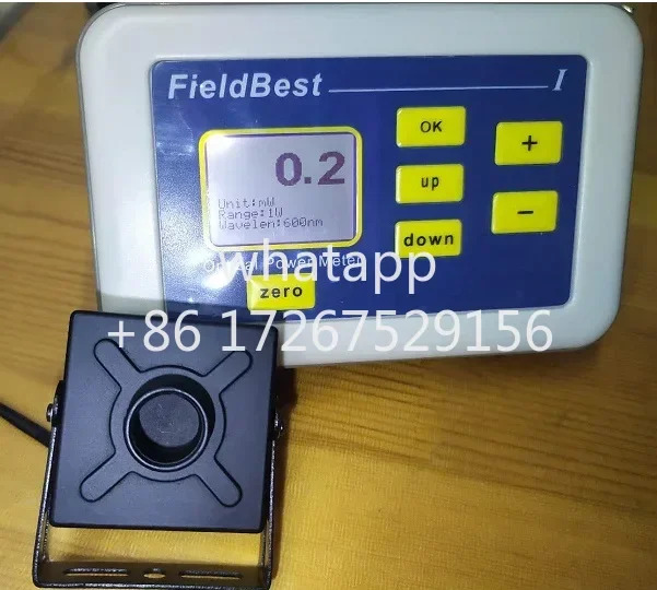 La-s-er 파워 미터 전체 파장 고정밀 0.1mW-2W 범위 0.1mW 해상도 값 가져오기