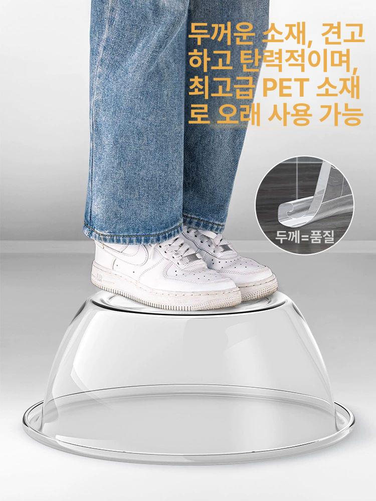 레이어드 세숫대야 원형 욕실대야 세면대야 설거지볼 세수대야 투명대야 - 상세 이미지 3