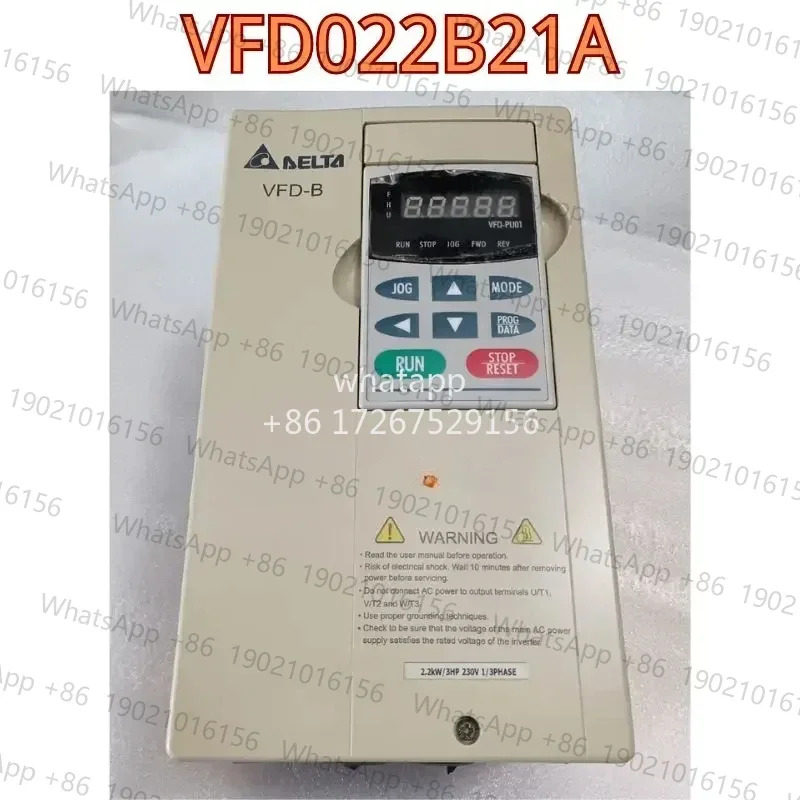 리퍼된 주파수 변환기 VFD022B21A 2.2KW 220V 기능 리퍼 OK