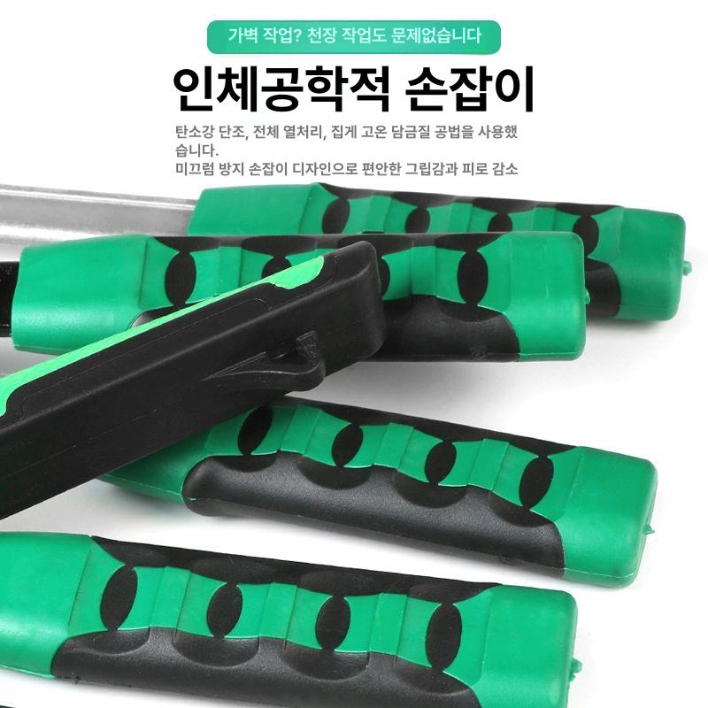 수동 펜치 집게 돌출클립 클램프 정밀 공업용 철판 핸드 고정공구 도구 징크 - 상세 이미지 5