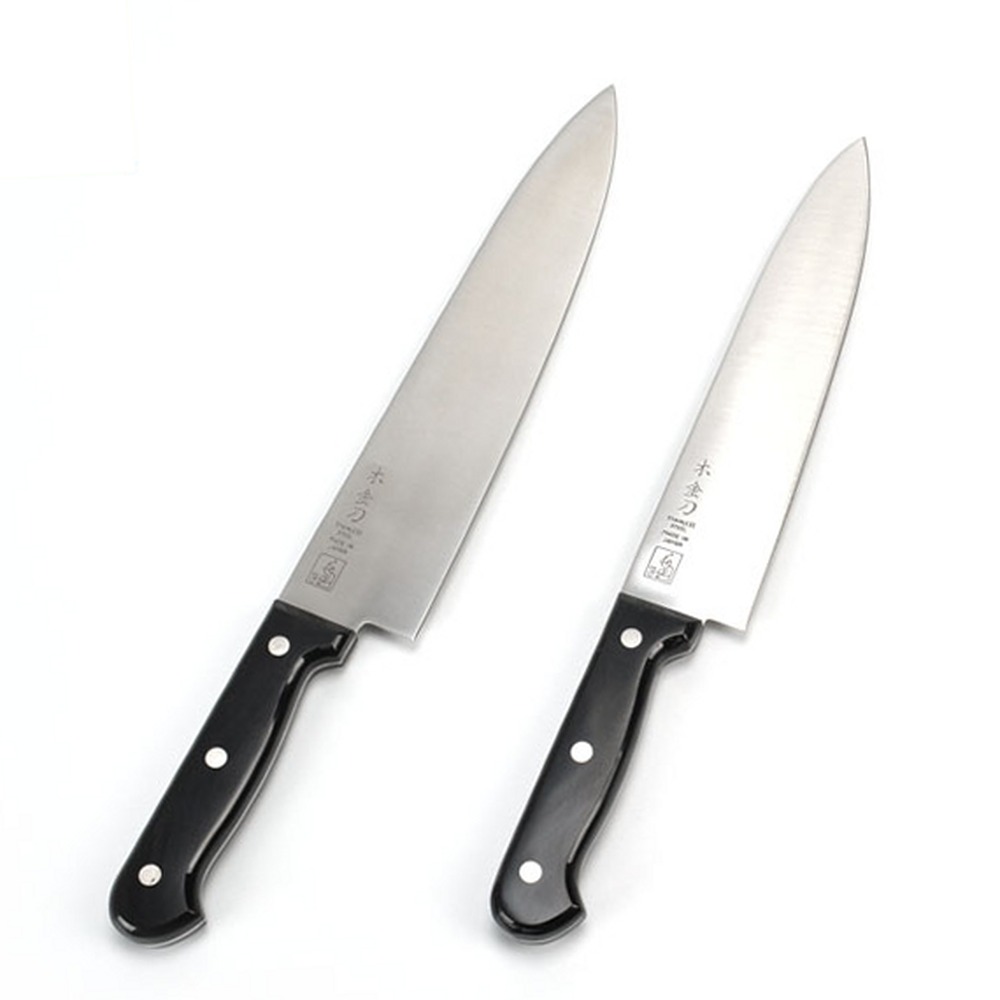 고절삭력업소용식칼 나무손잡이한식조리목금도칼 스텐가정용최고급식도 200mm - 상품 이미지
