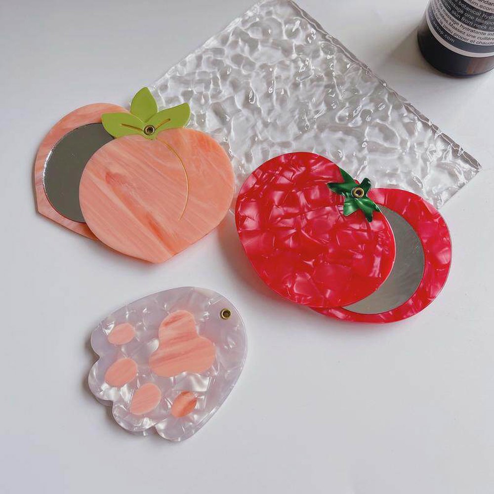 수제뜨 고양이 발바닥 Paw Cat 8cm 5 손거울 7cm coucousuzette 발톱자국 rror 발톱자국 7cm 5 8cm - 상품 이미지