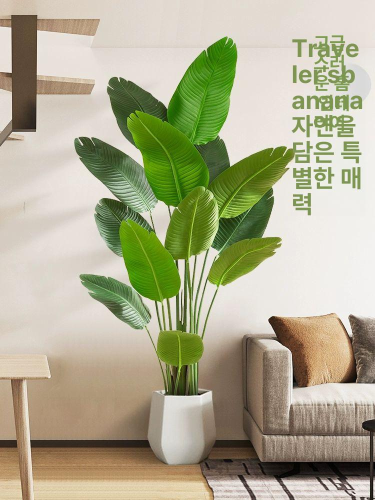 화분 인테리어조화 인조목 플랜테리어 장식 가짜 사무실 나무조화 소품 - 상세 이미지 3