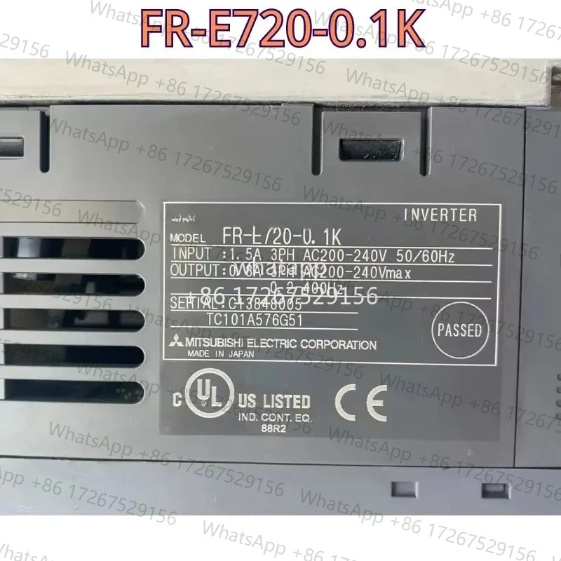 리퍼 주파수 변환기 FR-E720-0.1K 220V기능 리퍼는 OK