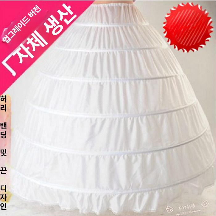 패티코트 드레스속치마 볼륨 와이어 6단 - 상세 이미지 2