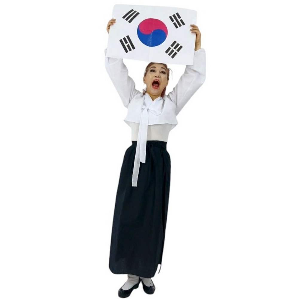 한국테마마술손재주향상찢어진종이복구 집중력향상페이퍼리턴트릭 태극기버전클로즈업매직종이복원마술 - 상품 이미지