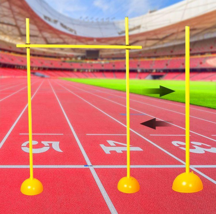 축구 폴대 드리블 장애물 허들 민첩성 연습 훈련장비 코너 용품 순발력 장대 폴막대 - 상품 이미지