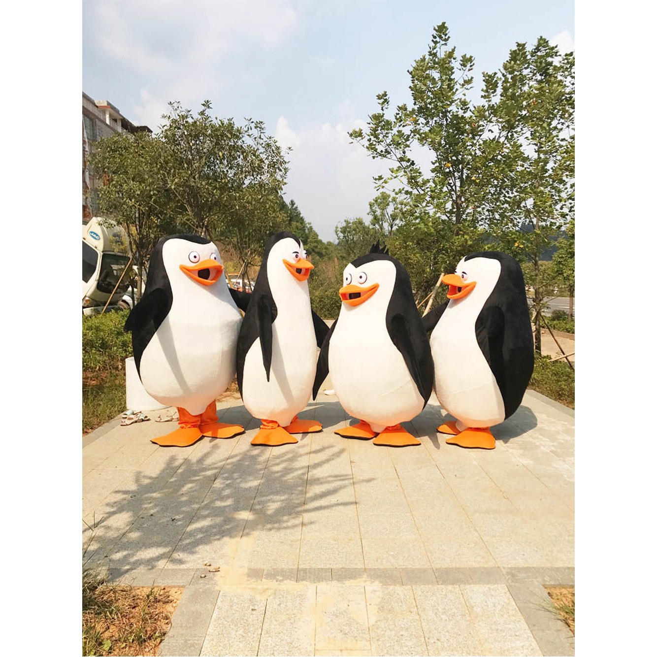 키구루미 사작 프 A타입 복장 이즈 기린의상인형 후드 전신 마다가스카르 할로윈데이 할로윈 프 이즈 A타입 - 상세 이미지 2