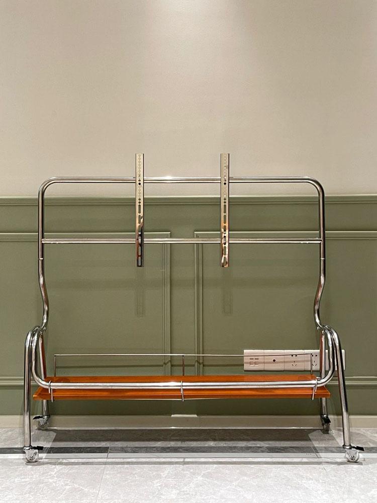 이동식tv 티비거치대 브라켓 사무실 바퀴형 다리 회의용 가정용 모니터 수직 - 상세 이미지 2