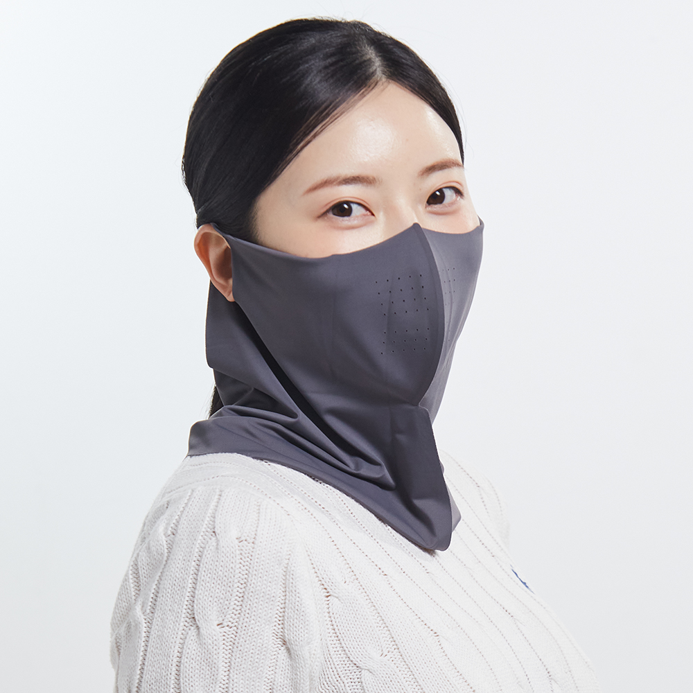 젠이스 아쿠아 마스크 쿨토시 세트 냉감 마스크 여름 팔토시 햇빛가리기 심리스 자외선 이미지 6