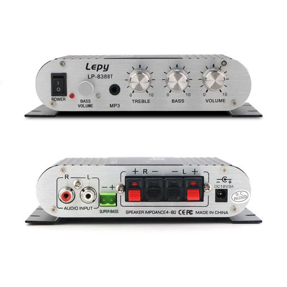 3A 스피커를 Lepy 연결 케이블 포트 C 오디오 AUX 12V3A POWER 패널 입력 1 블루투스 멀티플렉서 POWER C 미 - 상세 이미지 2
