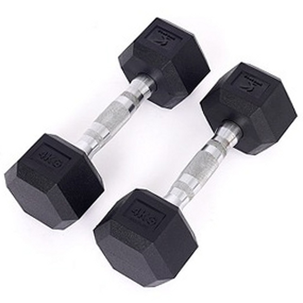 고무냄새제로근력운동PEV아령 소음방지전신운동 냄새없는홈트레이닝육각아령 4kg 2개세트 - 상품 이미지