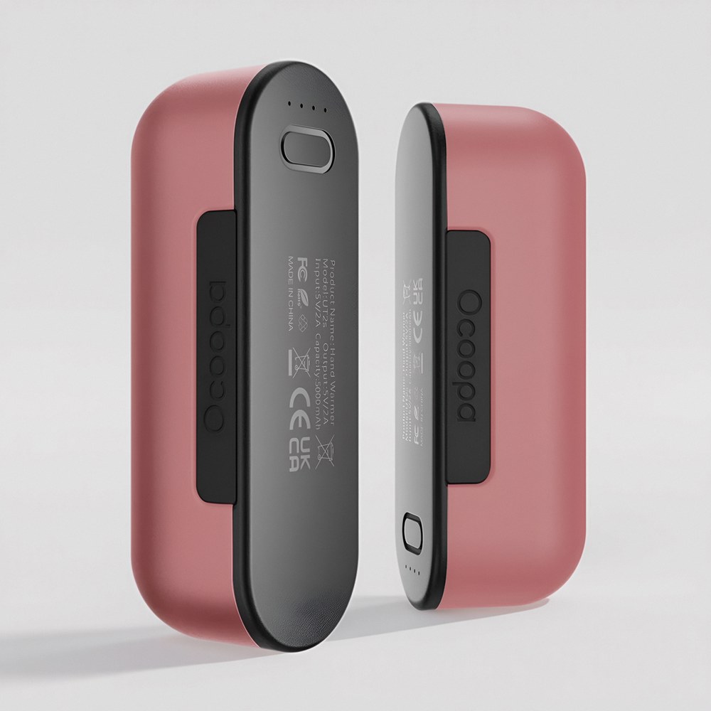 겨울 충전식 블랙 마그네틱 보온 OCOOPA 휴대용 10000mAh USBC 전기 이중 15일 UT3 10000mAh 블랙 - 상세 이미지 2