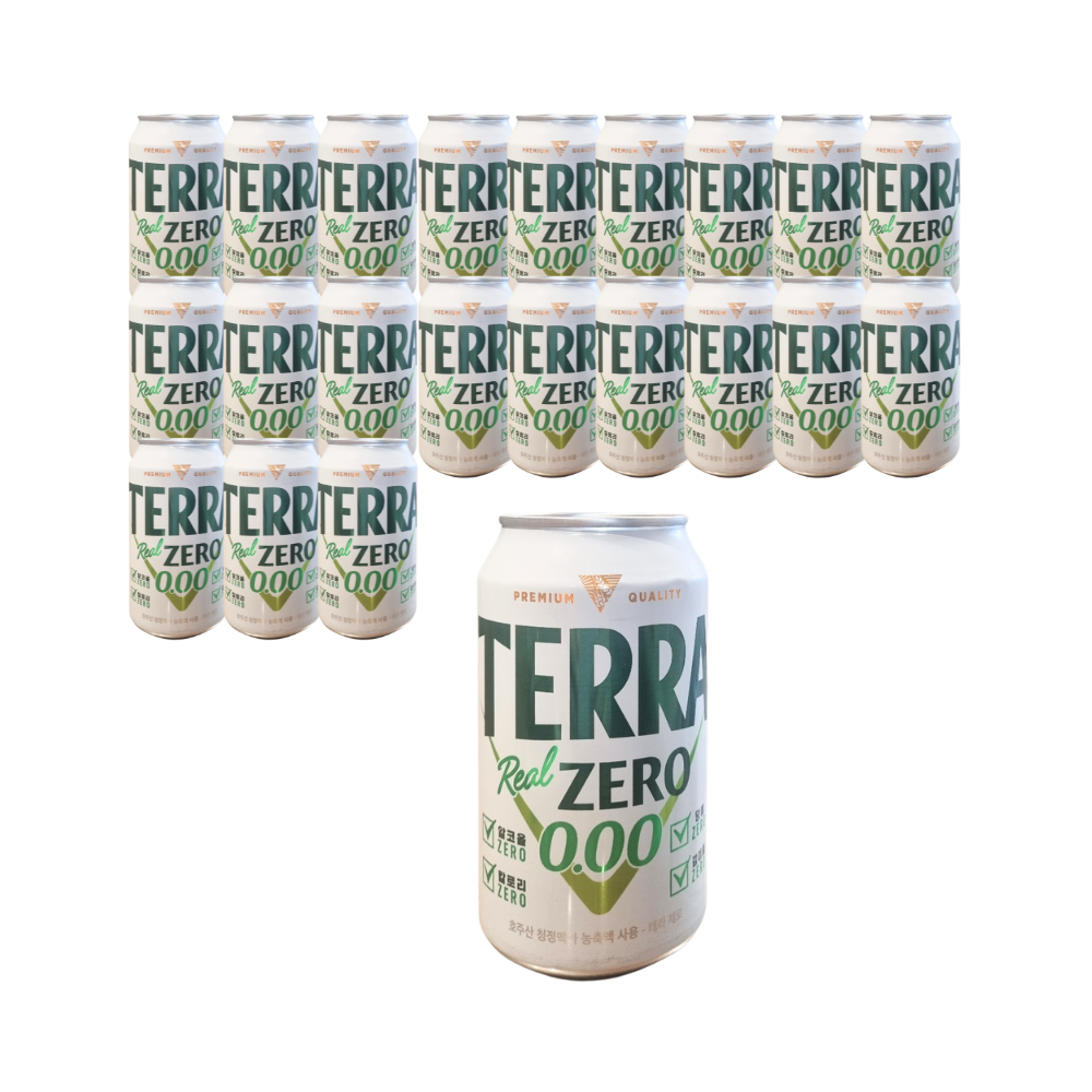 테라 제로 0.00 350ml x24캔 알코올 칼로리 당류 감미료 ZERO - 상품 이미지