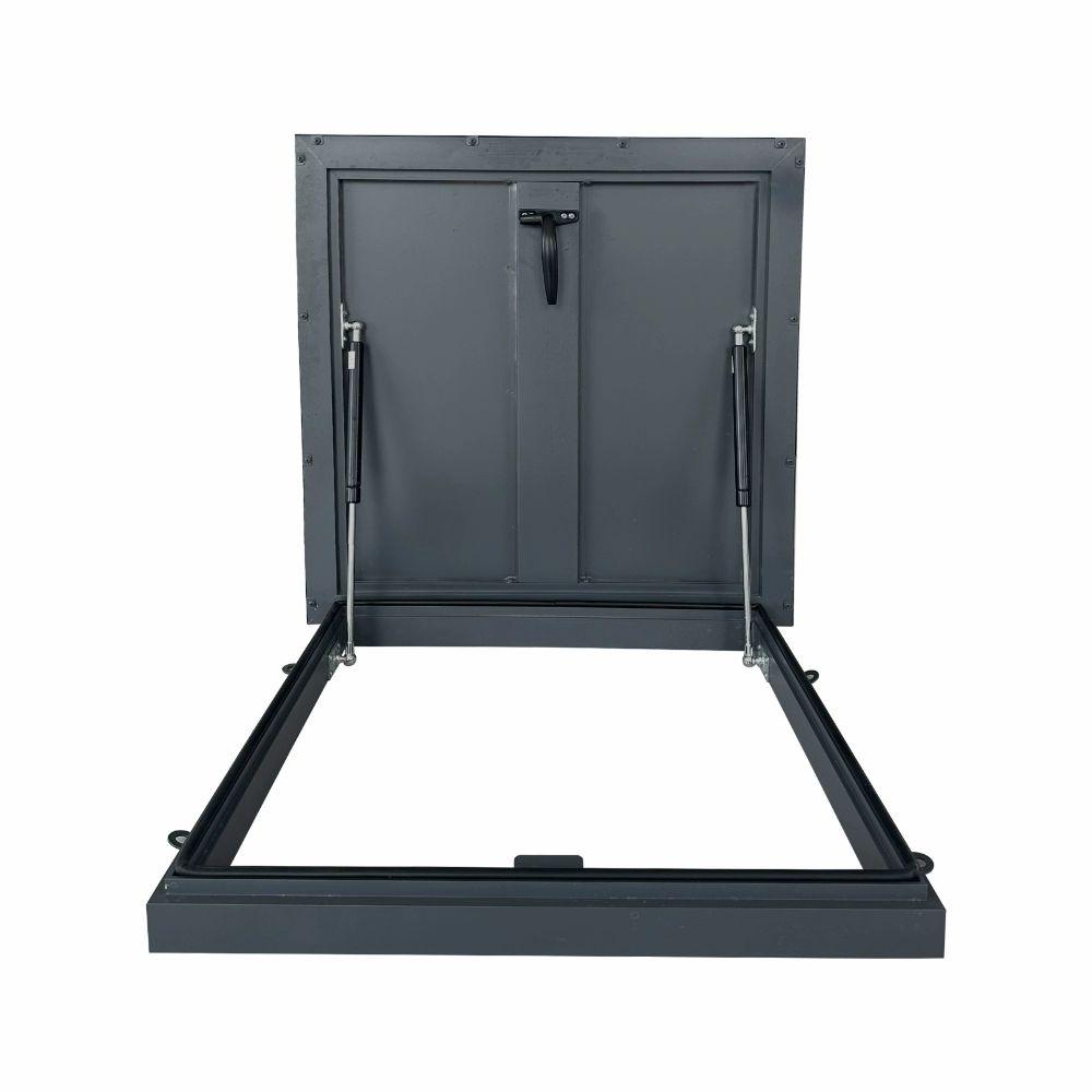 천장 점검구 폴딩도어 구멍 천정 자재 화장실 전알루미늄 덮개 완충 외경 정사각 - 상품 이미지