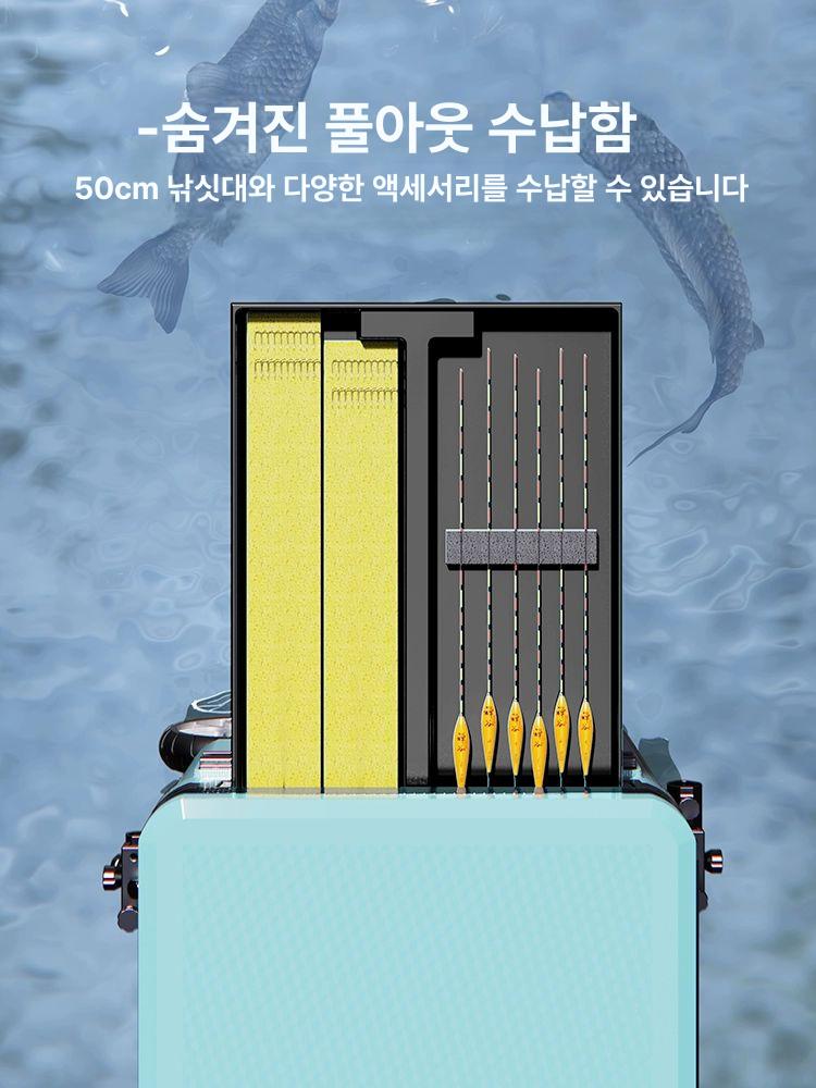 바퀴 지게 배달 경량 프레임 운반기 다용도 카트 트롤리 조절식 대차 휠 수레 - 상세 이미지 3