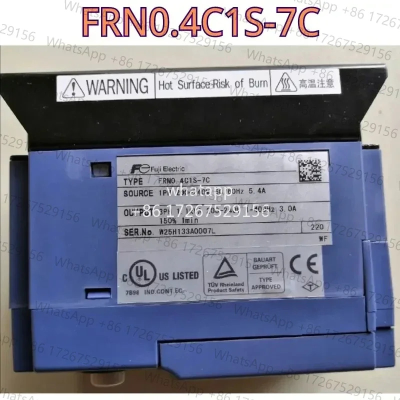 리퍼된 주파수 변환기는 리퍼되지 않았습니다. FRN0.4C1S-7C 220V 기능 리퍼 OK