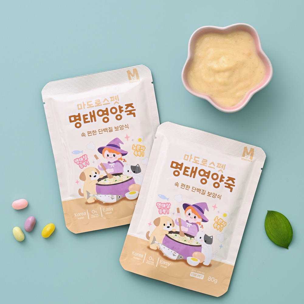 반려동물 영양보양식 명태영양죽 강아지 고양이 전연령, 240g, 1개 - 상세 이미지 3
