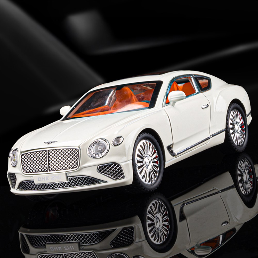 자동차 완전개방 GT 화이트 모형 10cm 트 다이 GTAUTOS 컨티넨탈 벤틀리 블랙 벤틀리 컨티넨탈 GT 화이트 - 상품 이미지