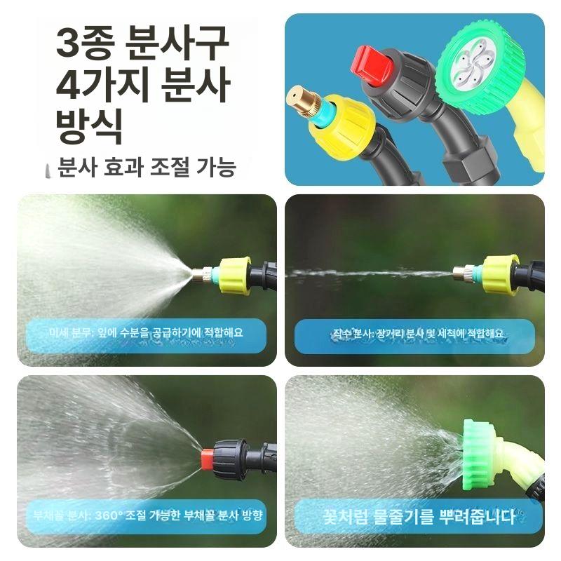 전기 분사기 살수기 농사용 압축 살포기 축사 펌프 소독 농업용 모터 고압분무기 - 상세 이미지 5