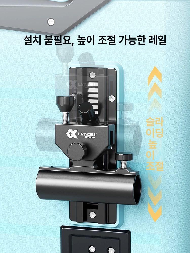 바퀴 지게 배달 경량 프레임 운반기 다용도 카트 트롤리 조절식 대차 휠 수레 - 상세 이미지 5