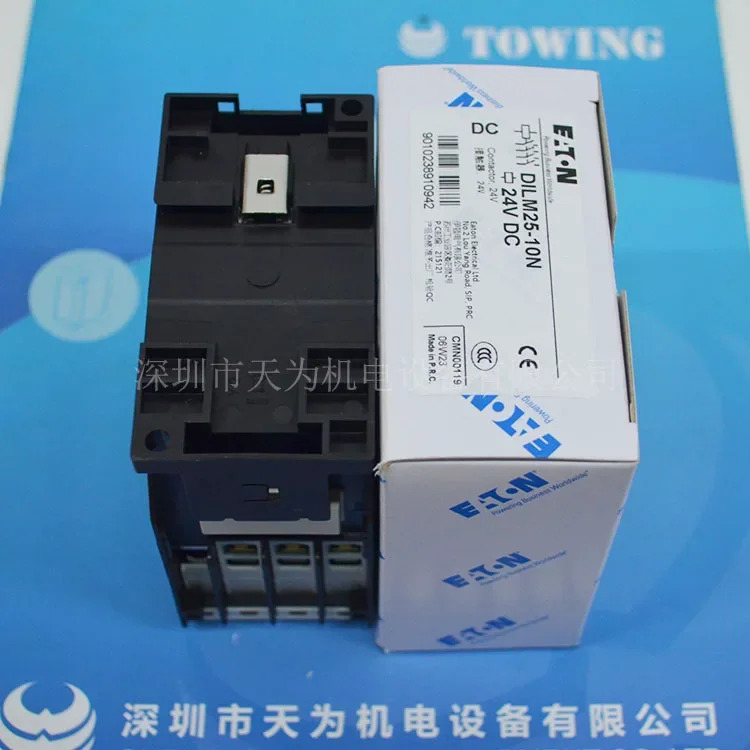 2025.4 에이전트 - 포장 EATON Eaton Muller 접촉기 DILM25-10NDC24V 실제