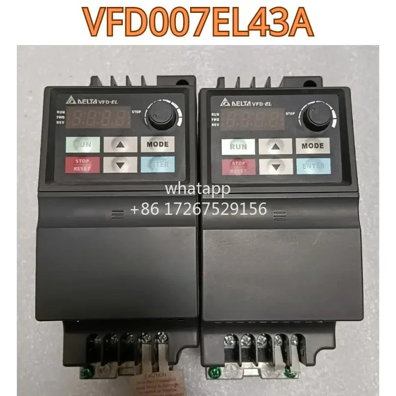 리퍼된 주파수 변환기 VFD007EL43A 0.75KW 380V 기능 리퍼 OK