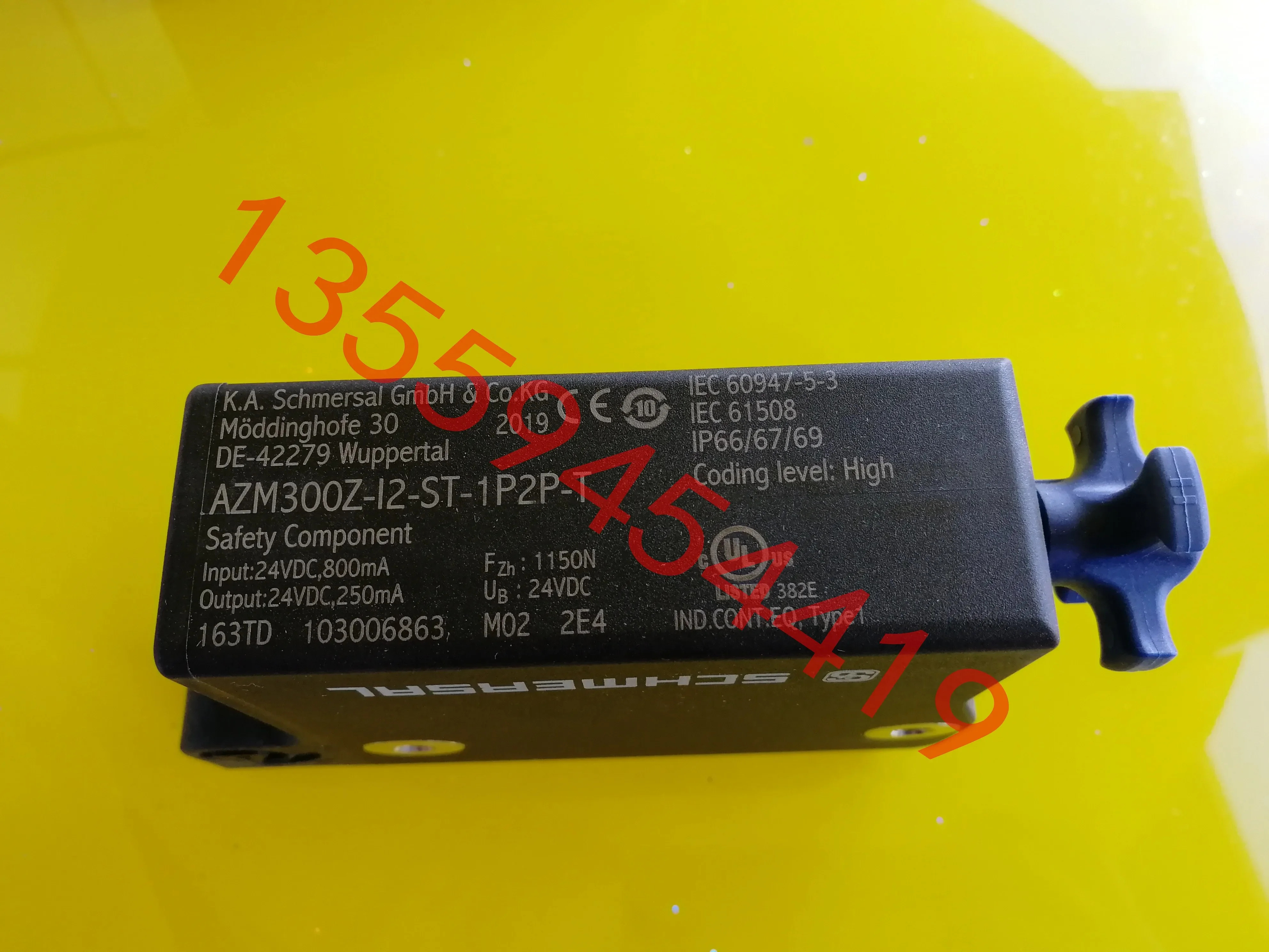 2025.4 Schmeisai 안전 스위치 AZM300Z-I2-ST-1P2P-T 납품 A