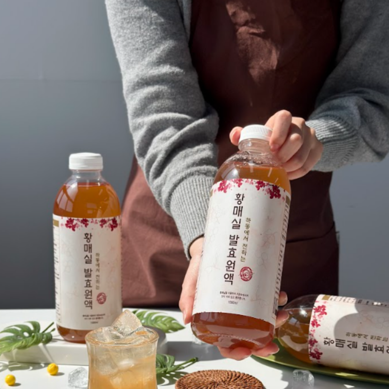 자연가득 경남 하동 황매실로 만든 3년 숙성 황매실 발효원액 매실청 1000ml 이미지 6