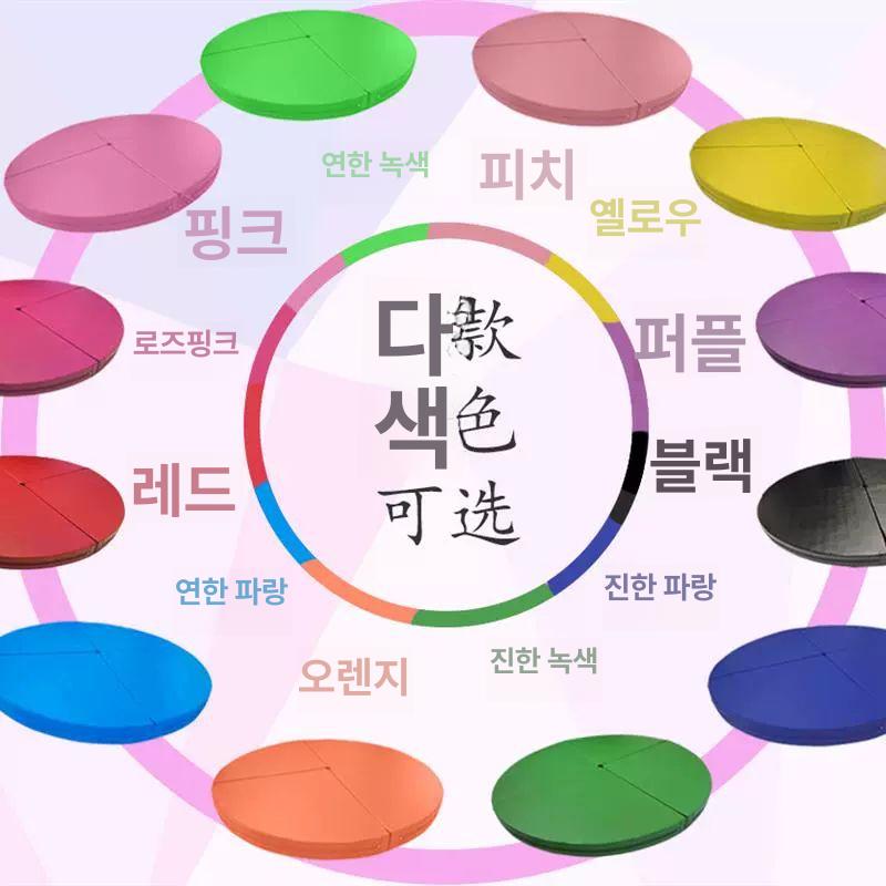 접이식 폴댄스매트 안전 보호 패드 낙상 충격 두께 홈트 필라테스 미끄럼방지 폴매트 - 상세 이미지 4