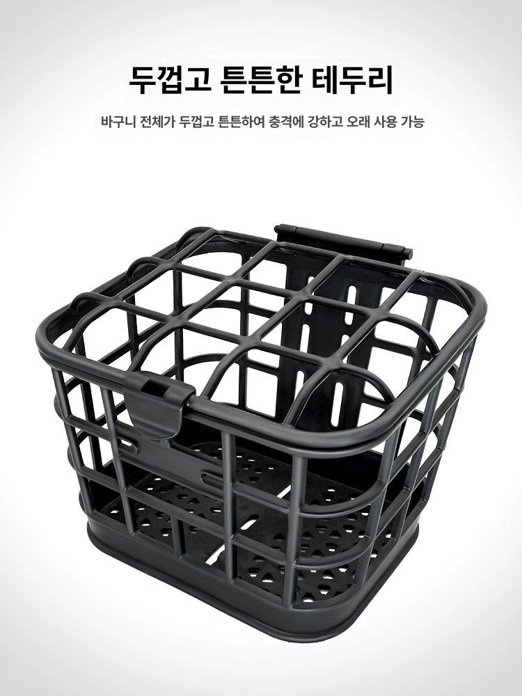 프론트 전기자전거바구니 방수 배달 박스 가방 바스켓 수납함 - 상세 이미지 2