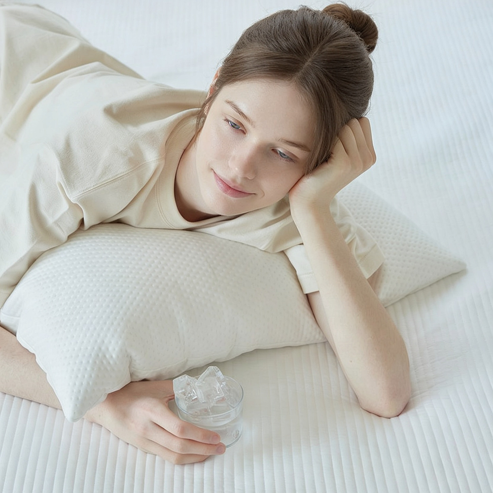 나라데코 여름 쉽게 교체하는 냉감 밴딩 베개커버 50x70 - 상세 이미지 4