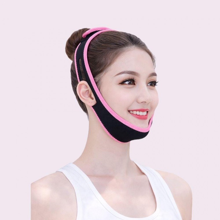 도모아 얼굴 리프팅 밴드 턱라인 페이스 케어 얼굴 윤곽 밴드 윤곽 관리 리프팅 턱 케어 밴드 페이스 라인 얼굴 - 상품 이미지