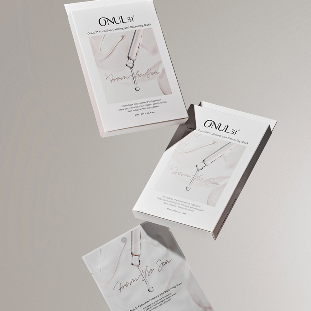 오늘31 후코이단 카밍 앤 밸런싱 마스크팩 1BOX(5P) 진정팩 1일1팩 비건시트팩 - 상품 이미지