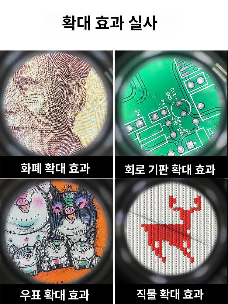 스케일루페 루빼 휴대용 렌즈 측정 광학 접이식 돋보기 확대경 - 상세 이미지 4