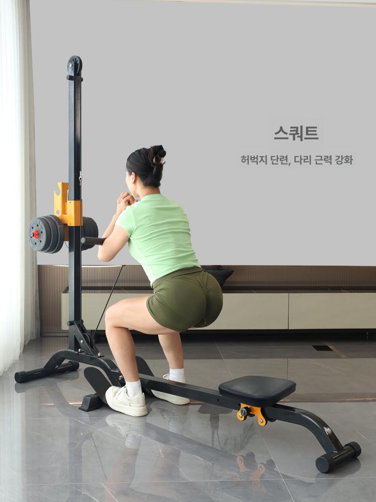 롱풀 클럽용머신 복합 헬스기구 리니어로우 웨이트기구 헬스장 랫풀 상체 케이블 근력 - 상세 이미지 5