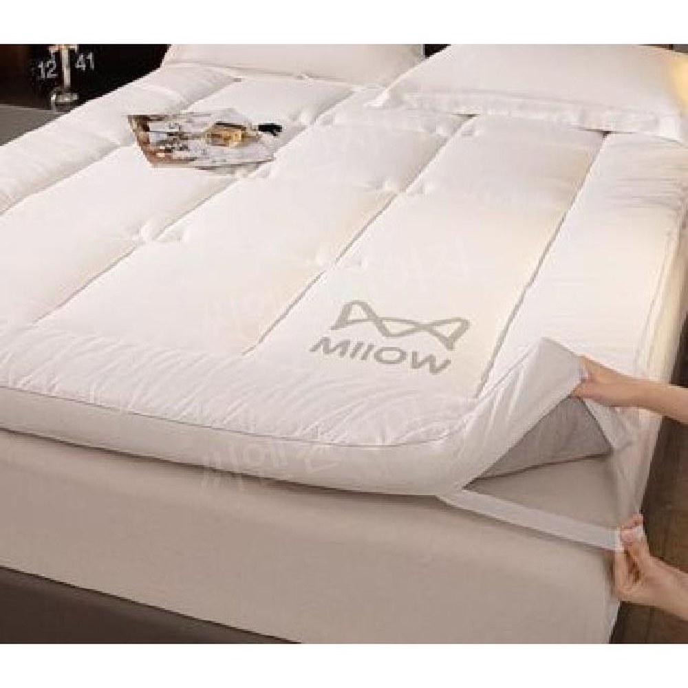 토퍼 4cm 침대위 돌침대 커버 라지킹토퍼 그레이 90x200 돌침대용 매트 돌침대토퍼 - 상품 이미지