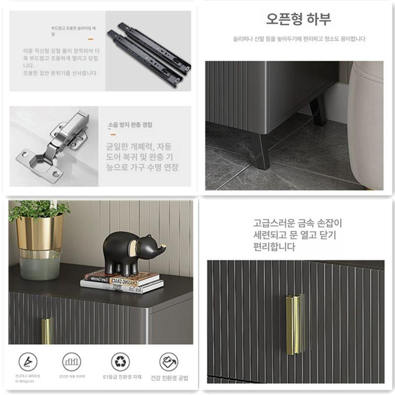 선반 신발정리대 간이 걸이형 코너 슈즈랙 원룸 신발정리함 오픈형 틈새신발장 다층 - 상세 이미지 4