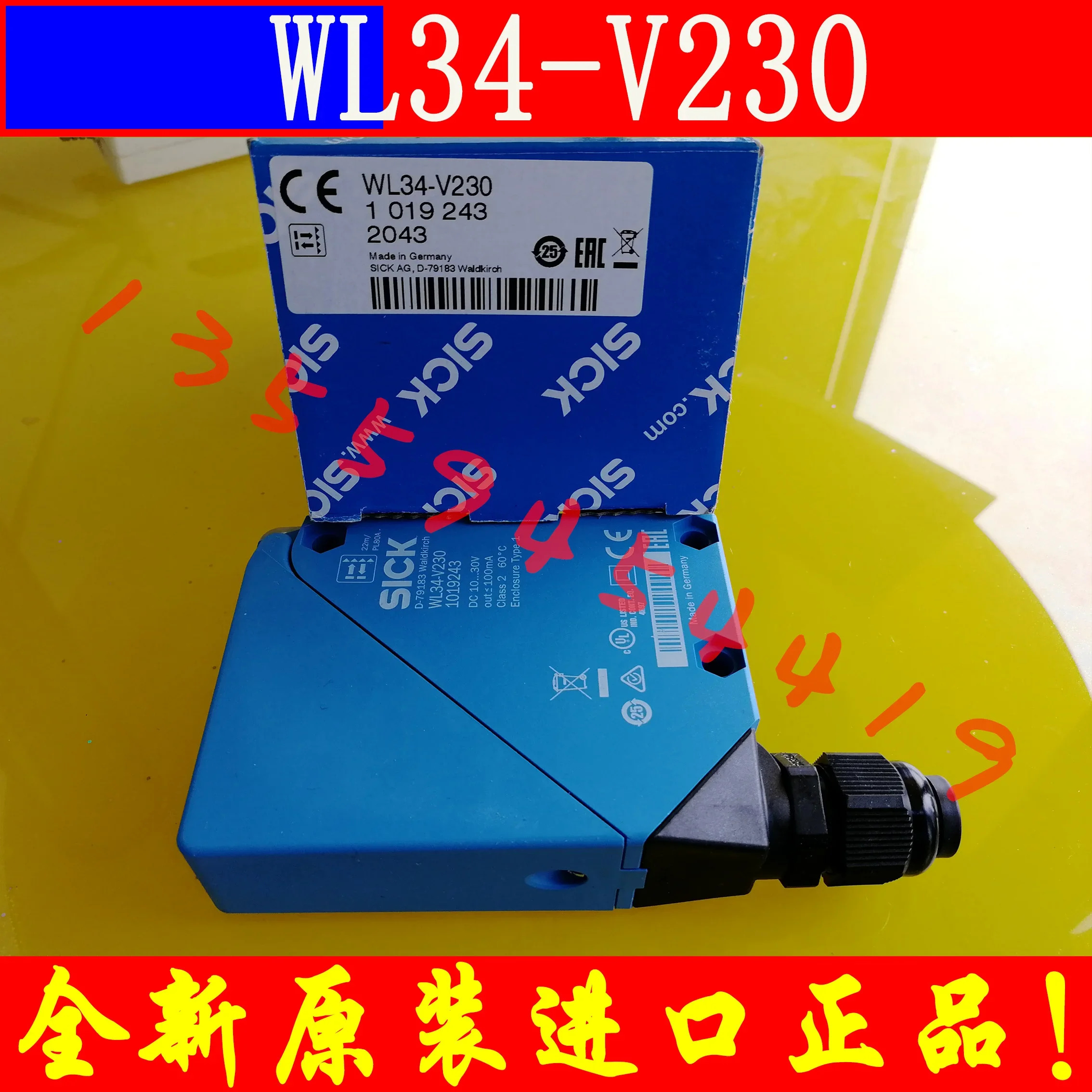 2025.4 SICK 전기 센서 WL34-V230 패키지 WT34 R230 B430 220